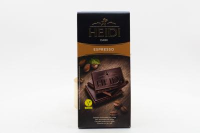 Шоколад HEIDI Chocolat S.A. DARK COFFEE ESPRESSO (Темный с кофе) 80гр