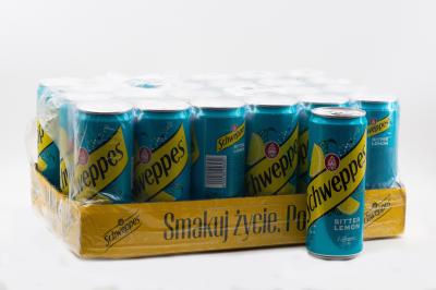 Напиток безалкогольный сильногазированный Schweppes Биттер Лимон 330 мл ж/б