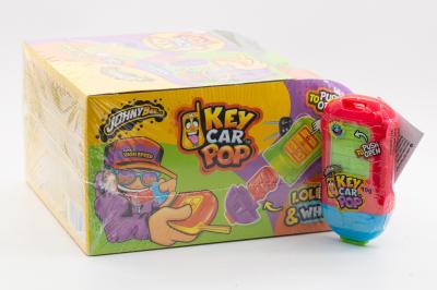 Леденец с игрушкой Свисток Johny Bee Key Car Pop 10г